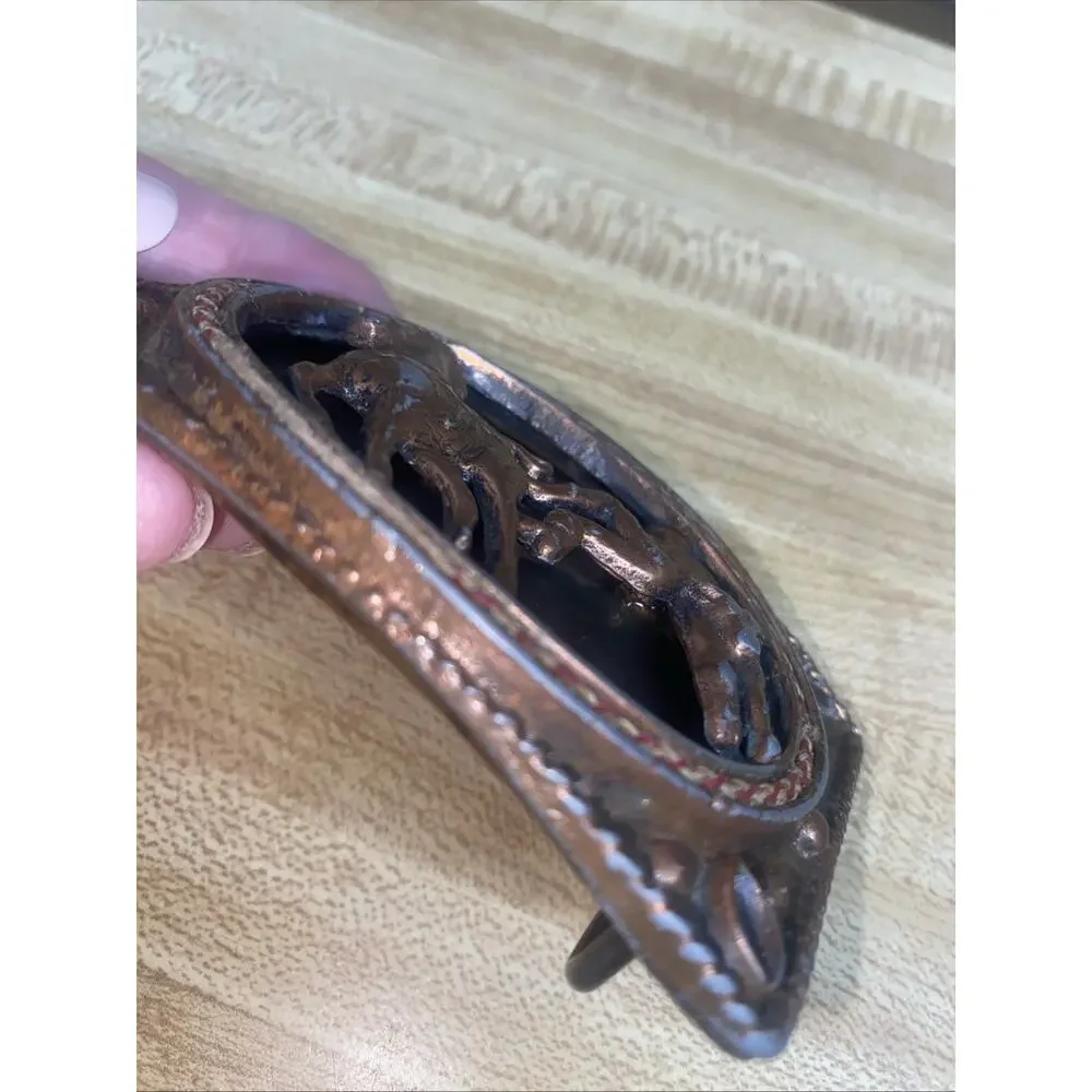 Vintage Rodeo Bronco Bull Rider Western Belt Buckle